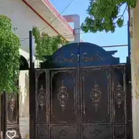 ورودی باغ باغی فرم فرفورژه زیبا در