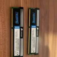 دو عدد رم 8GB از برند XMS3 باس 1600 (DDR3)
