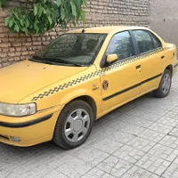 سمند تاکسی زرد