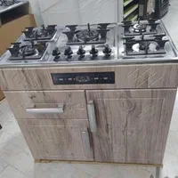اجاق گاز کابینتی صفحه شیشه و استیل مدل ۵۳۵|اجاق گاز و لوازم برقی پخت‌وپز|رشت, رشتیان|دیوار