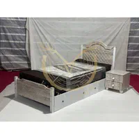 تخت خواب یک‌نفره روژان ،شرکتی،ام دی اف تکنفرهROZHN|تخت و سرویس خواب|چهاردانگه (تهران), |دیوار