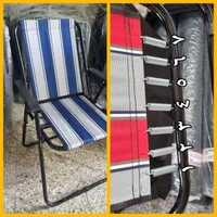 صندلی مبلی ساحلی لوله ۲۰ بدون فوم تاشو|صندلی و نیمکت|مشهد, سپاد|دیوار