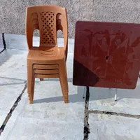 میز صندلی تاشو کاملا نو سالم
