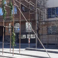 اجرای داربست فلزی. نما، تابلو ،کفراژ.|خدمات پیشه و مهارت|تهران, نیروی هوایی (پیروزی)|دیوار