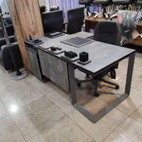میز اداری ریاستی مبلمان ملزومات اداری (پایه فلزی)|دفتر کار|تهران, گلستان (شهرک راه آهن)|دیوار
