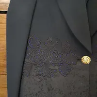 مانتو‌شلوار مجلسی سورمه‌ای سایز۴۰|لباس|اصفهان, ستار|دیوار