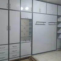 تخت تاشو دیواری|تخت و سرویس خواب|اصفهان, ماشاده (رهنان)|دیوار