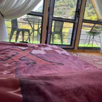 کلبه دوبلکس جنگلی با جکوزی|اجارهٔ کوتاه‌مدت ویلا و باغ|رامسر, |دیوار