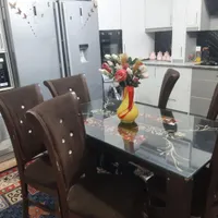 میزنهار خوری ۶نفره درحد نواصلااستفاده نشدفقط دکوری