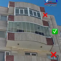 شیشه بالکن ریلی(جمع شو)/ شیشه تاشو/ بالکن تاشو|خدمات پیشه و مهارت|اردبیل, |دیوار
