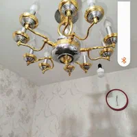 لوستر های طلایی و برنزی|لوستر و چراغ آویز|تهران, آبشار تهران (دریاچه)|دیوار