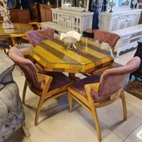 میزغذاخوری۸ضلعی،میز نهارخوری،نهار خوری،میز غذاخوری|میز و صندلی غذاخوری|ارومیه, |دیوار