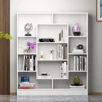 بوفه و کتابخانه مدل ماهان سفید|کتابخانه، شلف، قفسه‌های دیواری|تبریز, |دیوار