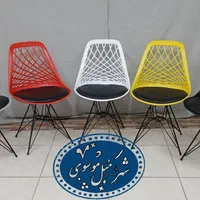 صندلی غذاخوری/۴نفره/پایه پلاستیکی/کافه