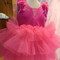 پیراهن طبقه ای تور دار مجلسی عروس|کفش و لباس بچه|کرمانشاه, |دیوار