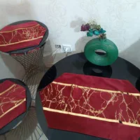 کاور کوسن وست رومیزی ۴ تیکه مخمل|پرده، رانر، رومیزی|تهران, پامنار|دیوار