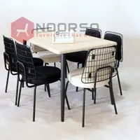 میز و صندلی ناهارخوری 6 نفره مدل ویلسونV78678|میز و صندلی غذاخوری|رشت, بازار|دیوار