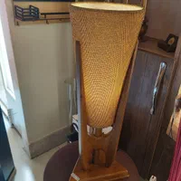 اباژور رو میزی چوبی|چراغ خواب و آباژور|اصفهان, مصلی|دیوار