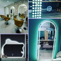 آینه چراغدار سندبلاست