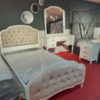 سرویس تختخواب پرنس+تخت+دراوراینه+پاتختی+صندلی|تخت و سرویس خواب|مشهد, فرهنگ|دیوار
