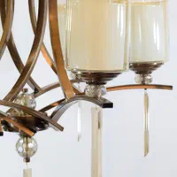 لوستر مدرن پروفیلی دو گلس|لوستر و چراغ آویز|تبریز, |دیوار