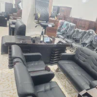 مبل ادری نیم ست چرم|دفتر کار|یزد, |دیوار