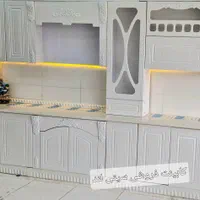 کابینت ویترین بلند صدفی ۹۶۰۶