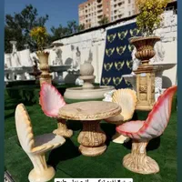 میز صندلی نیمکت بتنی فرشته آبنما گلدان باربیکیو