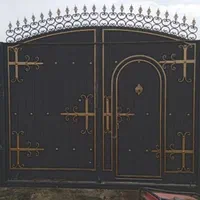 درب آهنی منزل باغ باغی ویلا حیاط ورودی لابی کیت کت|مصالح و تجهیزات ساختمان|شیراز, دارالرحمه|دیوار