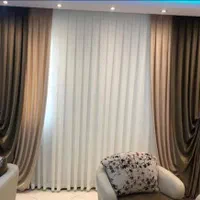پرده حریرومخمل پانچ اماده|پرده، رانر، رومیزی|تهران, عبدل‌آباد|دیوار