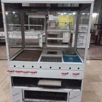 فر استیل ساندویچی و دیزی پزی وفلافلی+یخچال ایستا