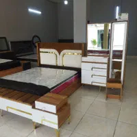 سرویس خواب کارلینو دو و تک نفره نگین ۲۰|تخت و سرویس خواب|مشکین‌دشت, |دیوار