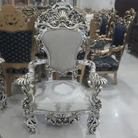 مبل سلطنتی استیل کلاسیک مصری پنجه شیری/ جهیزیه|مبلمان خانگی و میز عسلی|رباط‌کریم, |دیوار