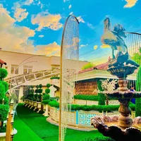 باغ تالار عمارت قصر مجلل