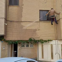 شستشوی نما بدون داربست،سند بلاست،رنگ نماوکنیتکس