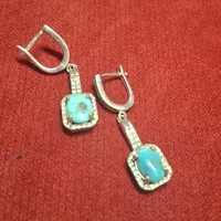 گوشواره فیروزه آویز