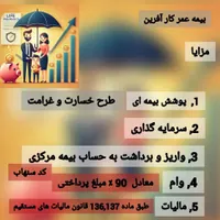 سرمایه گذاری در کنار بیمه عمر زندگی|خدمات مالی، حسابداری، بیمه|تهران, زیبادشت|دیوار