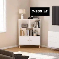 قفسه و کتابخانه‌های تمام MDF شیک و ژورنالی کد 101