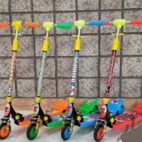 اسکوتر اسکیت چراغدار فلزی، نو  وآکبند|دوچرخه، اسکیت، اسکوتر|تبریز, |دیوار