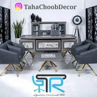 میز دفترکار پایه فلزی استیل/نیمست کمجا/کانتر پست|دفتر کار|کرج, برغان|دیوار