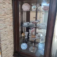 بوفه چوبی تمیز و سالم|بوفه، ویترین، کنسول|کرج, عظیمیه|دیوار