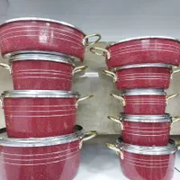 سرویس قابلمه ۱۵ پارچه‌ ماربل کوشا (ارسال رایگان)|ظروف پخت‌وپز|تهران, ایران|دیوار