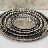 سینی استیل دالبری طرح دار از سایز 10تا 60|ظروف سرو و پذیرایی|کرج, حصارک بالا|دیوار
