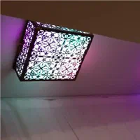 لوستر مربعی سایز40|لوستر و چراغ آویز|تبریز, |دیوار
