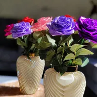 گل روبانی و گلدان|گل مصنوعی|شاهین دژ, |دیوار