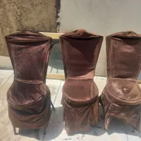 ۳ عدد صندلی غذا خوری صحیح و سالم بهمراه روکش