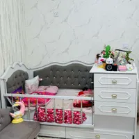 تخت و مبل اتاق کودک|تخت و سرویس خواب|جم, |دیوار