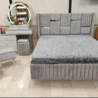 تخت و سرویس خواب تشک مدل پارچه ایی
