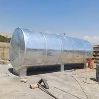تانکر ۵۰ هزار لیتری زمینی با ورق گالوانیزه
