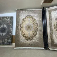 فرش کاشمر ۱۲۰۰شانه طرح سیلوا سبز پُر رنگ|فرش|شیراز, رکن‌آباد|دیوار